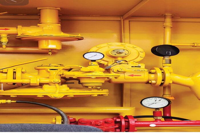 تمديد غاز مركزي